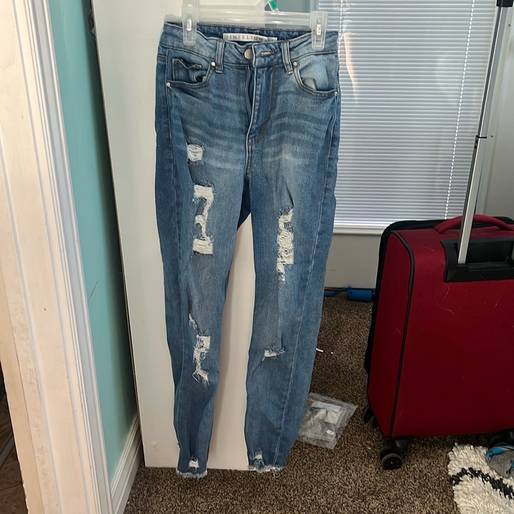 Tinseltown Ripped Jeans Size 1